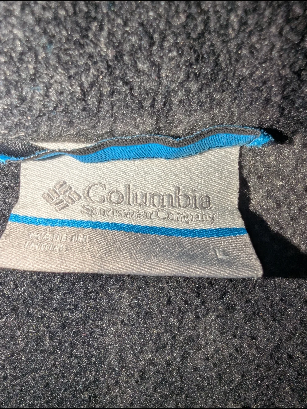 Columbia Men's Black & Gray Plaid Full-Zip Fleece Jacket
